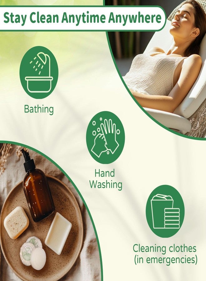 RAQEHO 120 Mini Bar Soap Bulk - Travel Soap Individually Wrapped Body Bath Gentle Soap Bars Men Women Travel Size Toiletries for Homeless Hotel Essentials for Guest Bathroom Airbnb（Green Tea） - Image 4